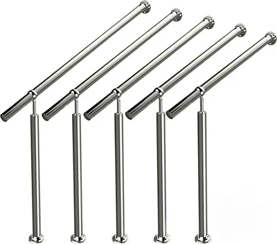 Produktbild von UISEBRT 180cm Edelstahl Geländer Treppengeländer Eingangsgeländer Handlauf für Treppen Wandhandlauf Außen Innen Treppenhaus