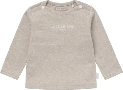 Produktbild von Noppies U Tee Ls Hester Text P757 Taupe Melan P757 Taupe Melan 62