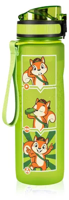 Image de Monte Stivo Gourde pour enfants - 600 ml - Gourde sans BPA - Infuseur à fruits - Bouteille d'eau - Vert