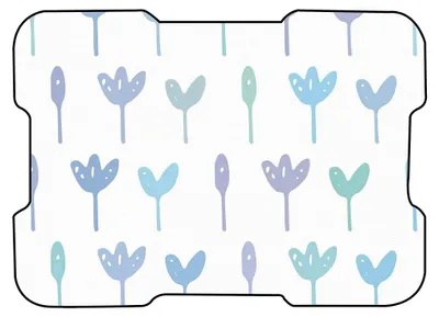 Mauspad 22x18 cm, Anti-Rutsch, für Büro und Zuhause