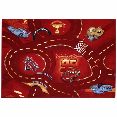Produktbild von AK Sports Spielmatte Cars 95x133 cm Rot CARS WOC 10