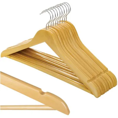 Image de Cintre 10 pcs. - Ruhhy en bois 24492
