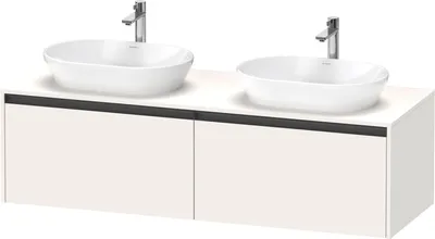 Produktbild von Duravit Ketho.2 Wastafelonderkast 160x55x45,9 cm Supermat Wit