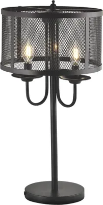 Obrázok produktu pre Stolná lampa SOHO, čierna, 3xE14x12W, kov, rozmery: 68x30x30 cm, IP20, Polux