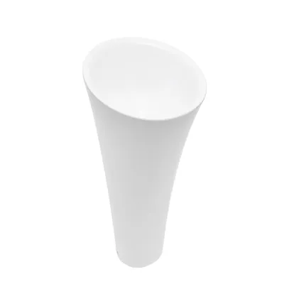 Obrázok produktu pre SAT Fusion, samostatne stojaca umývadlová misa, biela, výška 95 cm, priemer 42,5 cm