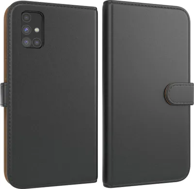Produktbild von EAZY CASE Business Hülle für Samsung Galaxy M31s klappbar, Premium Kunstleder Handyhülle mit Kartenfach