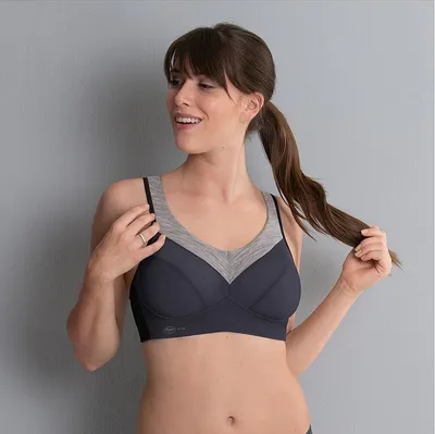 Produktbild von Anita Active PanAlp Wool Sport Bh 5555 Antraciet/Melange - größe 70 / G