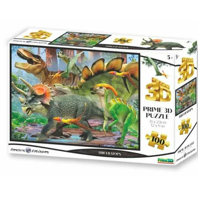 Zdjęcie produktu dla PRIME Triceratops 3D Puzzle 100 Teile