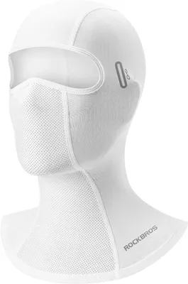 Obrázek produktu pro ROCKBROS Letní kukla UPF40+ Balaclava Multifunkční maska zakrývající celý obličej Rychleschnoucí maska z ledového hedvábí pro ženy a muže, bílá