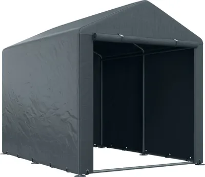 Produktbild von Garagenzelt, 1,6 x 2,18 x 1,72 m Lagerzelt mit UV-Schutz, Reißverschlusstür, Wasserabweisend Foliengarage für Gartengeräte
