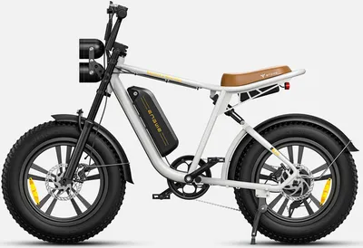 Produktbild von ENGWE Schnee E Bike Fat Bike Herren Damen, 20 Zoll E-Mountainbike Elektrofahrräder 48V 13AH Akku,Elektrofahrrad, City E-Bikes & E-Hollandräder Weiss