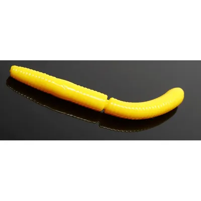 Produktbild von Libra Lures Fatty D’Worm Käse 007-yellow
