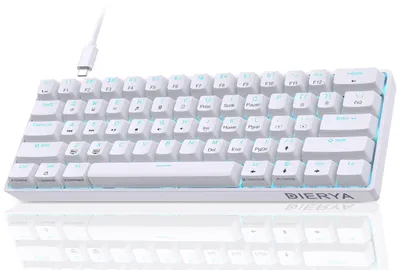 Obrázok produktu pre Herná klávesnica, 60% mechanická klávesnica s hnedými taktilnými spínačmi