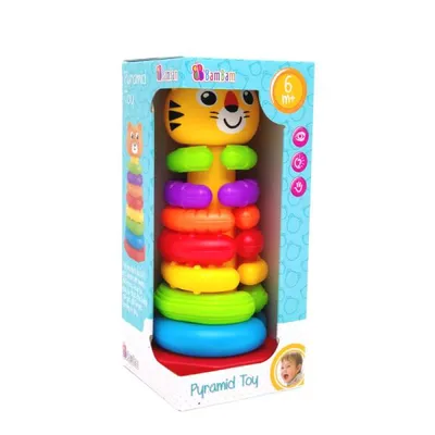 Produktbild von Lernpyramide, Lernspielzeug Tigerkreise 18m+, BamBam