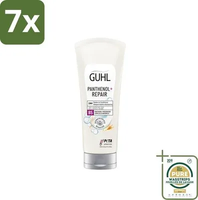 Produktbild von 7 x Panthenol-Haarverzorgung - 2-in-1 Haarmasker & - Conditioner - Panthenol-Reparatur - 200 ml - Großverpackung - Haarreparatur