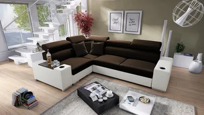 Produktbild von Ecksofa PETE II: Schlaffunktion & Bettkasten für das Moderne Wohnzimmer