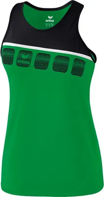 Produktbild von Erima 5-C Tanktop Damen - Smaragd / Schwarz / Weiß