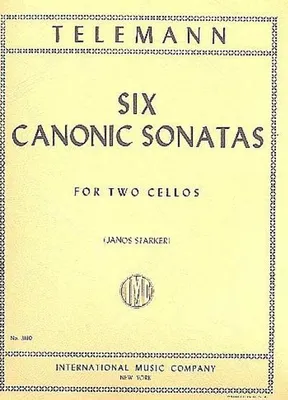 Produktbild von 6 canonic Sonatasfor 2 cellos