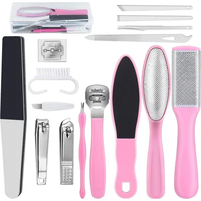 Produktbild von 14 in 1 Pediküre Set Fußpflege Set Hornhautentferner für Männer Frauen