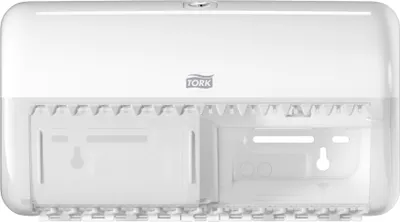 Zdjęcie produktu dla Tork 557000, Dozownik na papier toaletowy w rolce, Biały, Plastik, 286 mm, 153 mm, 158 mm