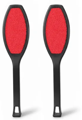 Fusselbürste 2er-Set, doppelseitig, 26 cm, für Kleidung und Polster