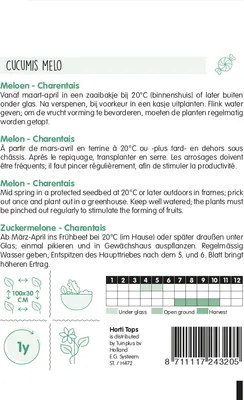 Produktbild von Zuckermelonen Charentais | Zuckermelonensamen von Hortitops