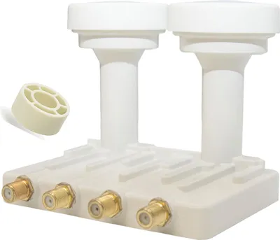 Produktbild von PremiumX Quad Monoblock LNB 6° PXMB-6QW Sat für 4 Teilnehmer DVB-S2 4K Weiß