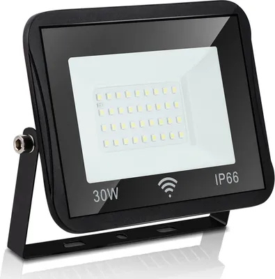 Produktbild von Lospitch 30W LED Strahler mit Bewegungsmelder Außenleuchten, Außen und Innen Flutlicht, 2550LM Superhell Lampe, 6000K Kaltweiß Fluter mit Sensor, IP66 Wasserdicht Außenstrahler Flutlichtstrahler Scheinwerfer