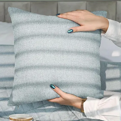 Zdjęcie produktu dla MARKIZETA MOLLY Poszewka dekoracyjna, 40x40cm, kolor 005 jasnoniebieski 651350/POP/005/040040/1
