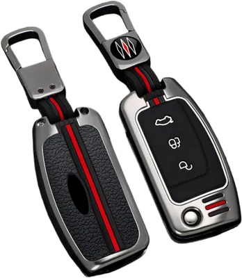 Productafbeelding van Autosleutel Hoes - Sleutelbeschermer - Bescherming Auto - All-inclusive - 3 Knoppen - Mat