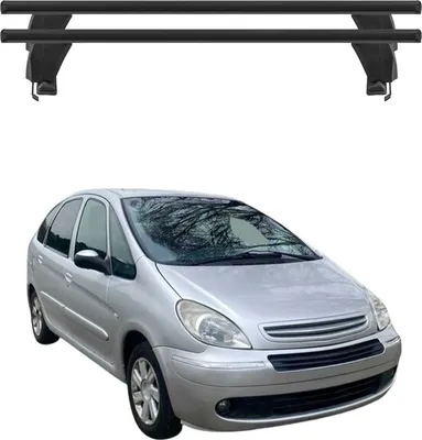 Image de Menabo Barres de toit Transversales pour Citroen Xsara Picasso 1999-2010 Noir
