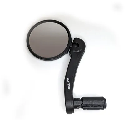Produktbild von XLC Fahrrad-Spiegel MR-K19 Rückspiegel rechts links rund Ø 62mm schwarz klappbar