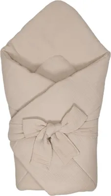 Produktbild von MamaLoes Soft Baumwolle Ecru Wickeldecke