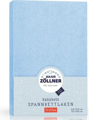 Produktbild von Julius Zöllner Spannbetttuch Frottee für Kinderbett 60