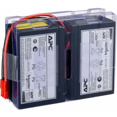 Produktbild von APC Ersatzbatterie APCRBCV200 (OEM), Plombierte Bleisäure (VRLA), 24 V, 2 Stück(e), Schwarz, 9 Ah, REACH