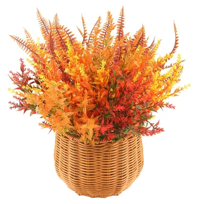 Kunstherbstblumen 9er Set, 34–40 cm, UV-beständig, Herbstdeko