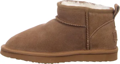 A single brown boot is shown against a white background.
