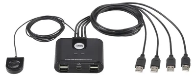 Produktbild von ATEN US424 USB 2.0-Peripheriegeräte-Switch mit 4 Ports