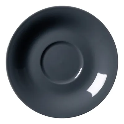 Produktbild von Ritzenhoff & Breker Jumbo Kaffeeuntertasse Doppio, Kaffee Untertasse, Untere, Untersetzer, Porzellan, Anthrazit, Ø 17 cm, 430257
