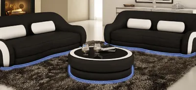 Immagine prodotto di Tavolino rotondo tavolini tavoli tavolo divano divano tavolo rotondo pelle design