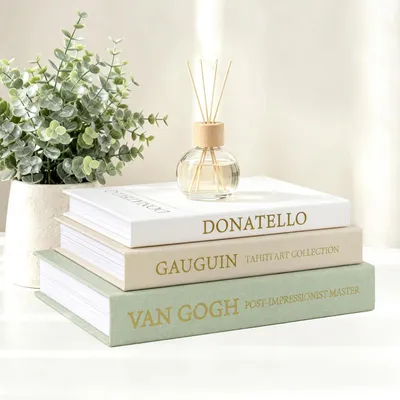 Immagine prodotto di Set di 3 libri decorativi con chiusura magnetica