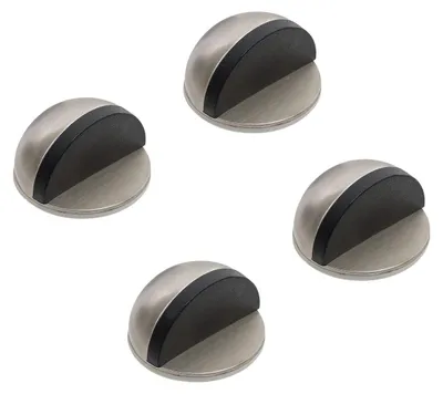 Produktbild von 4er-Set selbstklebende Türstopper in Silber