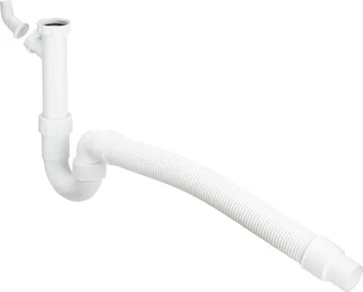Produktbild von Haas Spülensiphon Ablaufgarnitur 1 1/2 Zoll DN40 DN50 flexibler Schlauch