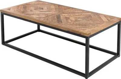 Obrázek produktu pro Konferenční stolek 100 cm, dřevěný designový stolek, moderní obývací pokoj – KOUPIT NYNÍ