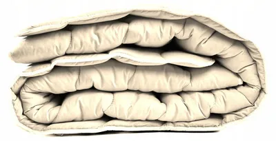 Produktbild von Bettdecke - Winter - 140x200 cm - Warm - Creme - aus Mikrofaster und SCHAFSWOLLE