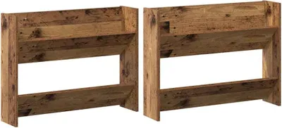 Produktbild von Schuhschrank 2 pcs Altholz 80 x 18 x 60 cm Holzwerkstoff