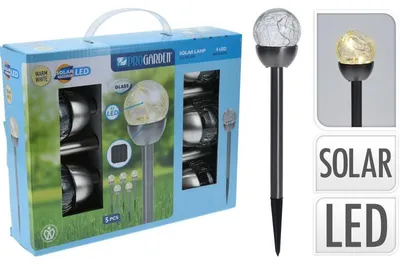 Obrázok produktu pre Záhradné solárne LED osvetlenie sada 5 ks KO-DX9300410