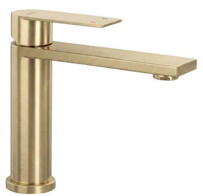 Immagine prodotto di Rubinetto Del Lavabo Rea Hunter Basso Oro Spazzolato