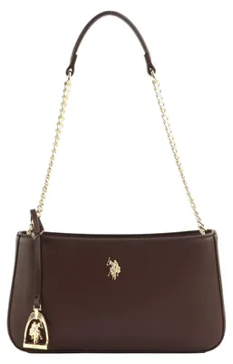 Produktbild von U.S. POLO ASSN. Schultertasche Jones Hobo Bag Dark Brown dunkelbraun