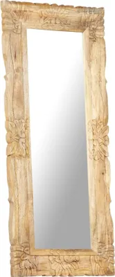 Immagine prodotto di Specchio 110x50 cm in Legno Massello di Mango